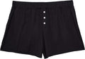 Thinx Ultra-Soft Period Underwear Overnight Sleep-Shorts Leakproof Holds Up to 12 Regular Tampons* Period Underwear for Women Reusable &amp Controls Odor Black L