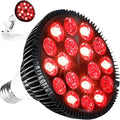 LifePro Red Light Therapy Lamp - Infraglow Infrared Red Light Therapy Bulb with 660nm and 850 nm Wavelength -18 LEDs &amp Clip-On Lamp - at Home Infrared Bulb for Daily Wellness and Relaxation