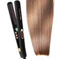 NuMe Megastar Hair Straightener Tourmaline Flat Iron–1 Inch Floating Plates with Negative Ion Booster Infrared Light Strip Ideal for All Hair Types – Ultra-Smooth and Shiny Results