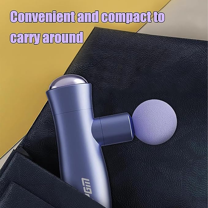 PGM Portable Massage Gun Deep Tissue Massage Gun Percussion Massager for Chronic Back Pain ReliefLightweight Hand held Electric Fascia Gun for Back Shoulder Pain ReliefNeck