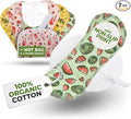Non-Slip Organic Cotton Reusable Panty Liners for Teen Girls (Small 7-Pack) - 100% Breathable &amp High-Temp Washable Cloth Panty Liners for Vaginal Discharge - Gentle on Skin Stay Fresh &amp Dry