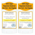Magnesium Deodorant Vegan Natural Organic Dead Sea Minerals &amp Aloe Vera For Sensitive Skin 24hr Protection Aluminum Free Paraben Free Baking Soda Free Cruelty Free - For Men &amp Women (Lemon