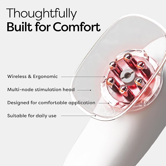 Device - Handheld Body Massager for Stomach Waist Thighs &amp Arms - Portable Belly and Abdominal Massager for Daily Body Care