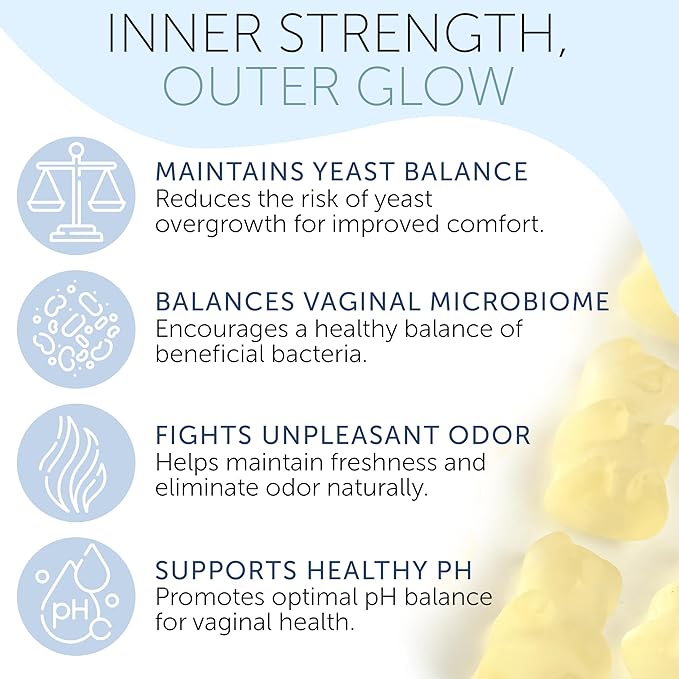 Terramed Just Think Comfort Vaginal Probiotic Gel with Pre-Filled Applicators + Vaginal Probiotic Gummies for Women – Comprehensive Support for pH Balance Odor Control and Intimate Wellness