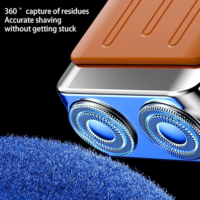 Portable Electric Shaver for Men Quiet Small Travel Trimmer with Digital Display Efficient Shaving Tool Travel Shaver