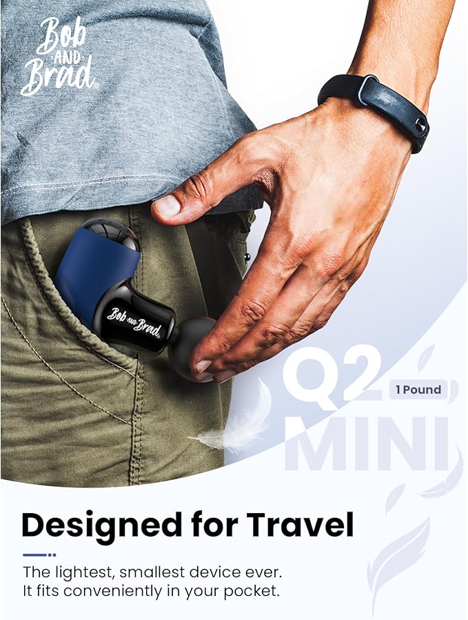 BOB AND BRAD Q2 Mini Massage Gun + Shiatsu Neck Massager