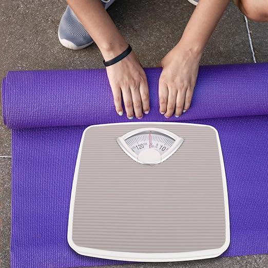 minkissy Mechanical Weight Scale Body Portable Bathroom Scale for Accurate Measurements and Compact for Home Use
