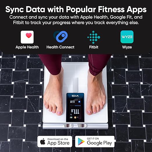 Wyze Scale Ultra BodyScan Smart Scale with Handle – Wi-Fi &amp Bluetooth Body Composition Scale for Weight BMI Body Fat Muscle Mass and Segmental Measurement White