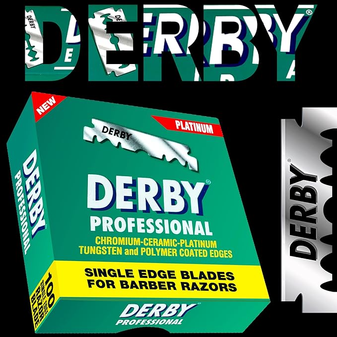 5000 Derby Professional Single Edge Razor Blades for straight razor