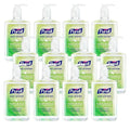 Purell NATURALS Advanced Hand Sanitizer Gel with Skin Conditioners and Essential Oils 12 fl oz Counter Top Pump Bottle (Case of 12) - 9629-12
