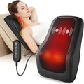 Beleduc Shiatsu Back Massager with Heat Back Massager for Back Pain Deep Tissue Vibration Massage Deep Kneading Massager Pillow for Neck Shoulder Black