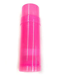 (24) Empty Clear Plastic Deodorant Containers - 2.2 Oz Cylinders (Pink)