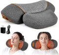 Neck Massager Pillow 3-in-1 Neck Massager Traction Massage with Heat Neck Pillow for Shoulder Pain Deep Tissue Pain ReliefRechargeable PillowIdeal Gift for Parents