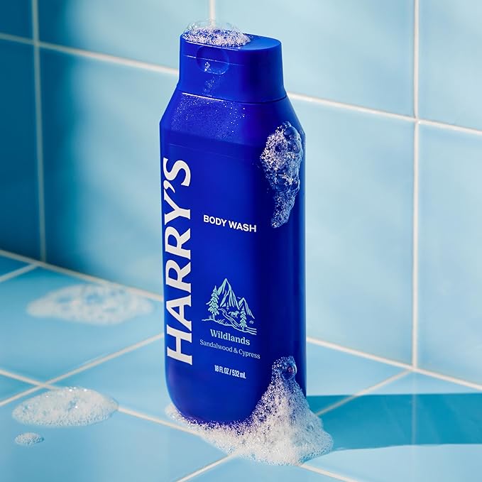 Harry's Men's Body Wash - Wildlands - (3 Pack) 18 fl oz - Shower Gel for Men - No Parabens Sulfates or Dyes