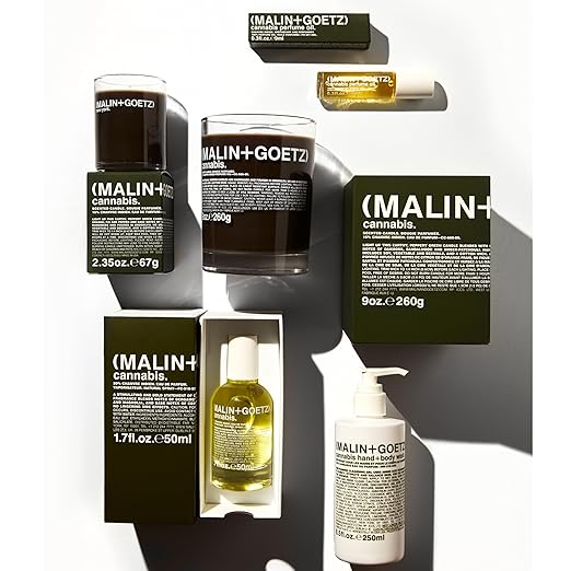 MALIN+GOETZ Hand + Body Wash | Gentle Foaming Cleanser with Botanical Extracts and Amino Acids | Hydrating pH-Balanced Unisex Scent | Vegan &amp Cruelty-Free (Eucalyptus Bergamot Rum Cannabis)