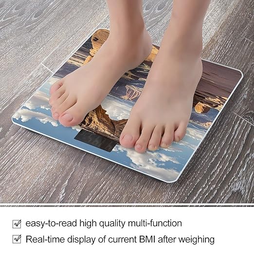 Arches National Park Scale for Body Weight Smart Scales Digital Bathroom Scale High Precision Weighing Scales with Large Display Weighing Machine for People