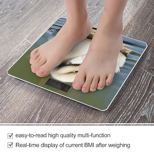 Cute Little Swan Bathroom ScaleHighly Accurate Digital Weighing Machine for People Bright LED Display Weight Scale for The Aldult Home Use