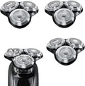 SH90 Replacement Heads Compatible with Philips Norelco Shavers Series 9000 New Version of Metal Wheel Buckle and Upgrade Double-Layer Precision Replacement Blades(3 Pack)