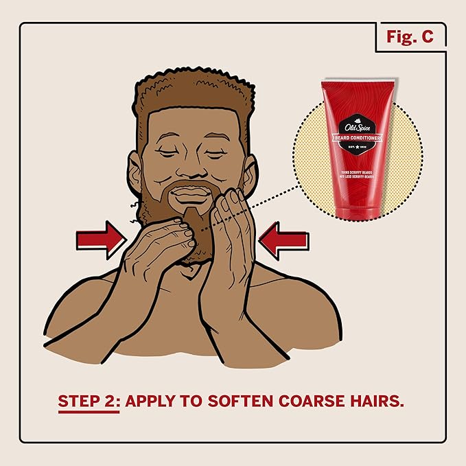 Old Spice Beard Leave In Conditioner for Men 5 Fl Oz