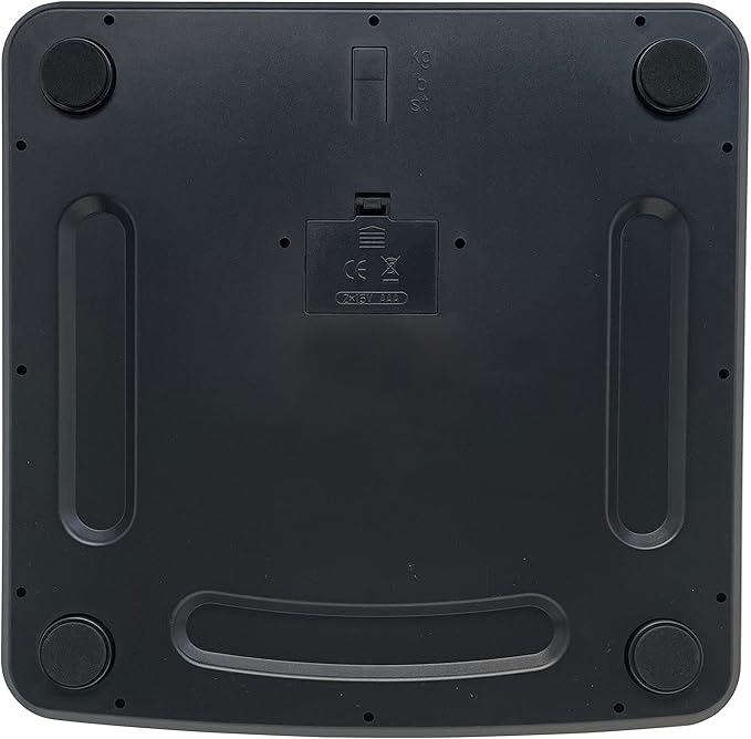 Taylor Digital Bath Scale with Antimicrobial Surface Protection Bathroom Scale for Body Weight 400 lbs. Black