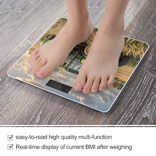 Tractor Farm Wheat Harvest Scale for Body Weight Smart Scales Digital Bathroom Scale High Precision Weighing Scales with Large Display Weighing Machine for People