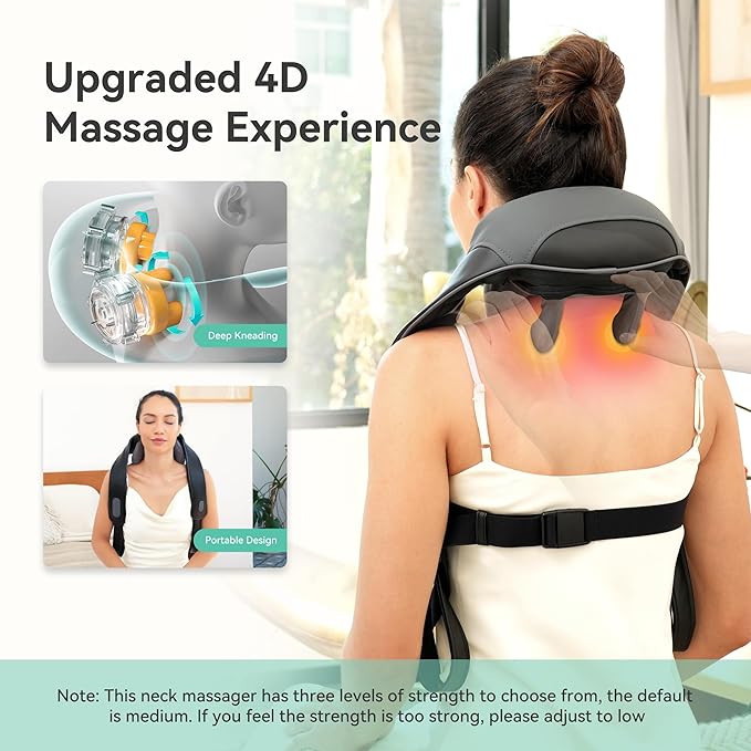 Snailax Neck Massager and Back Massager Bundle