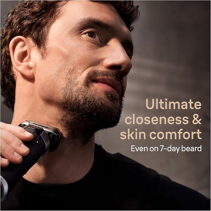 Braun Series 9 PRO+ Electric Razor for Men 5 Pro Shave Elements &amp Precision Long Hair Trimmer 6in1 SmartCare Center Wet &amp Dry Electric Shaver for Smooth Skin with 60min Battery Runtime 956