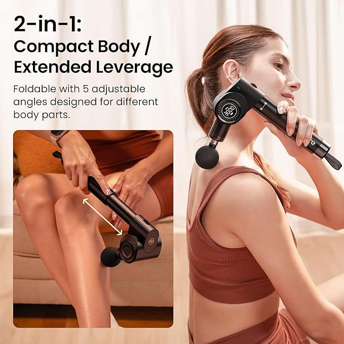 NAPRE Foldable Massage Gun and Massage Gun with Heat