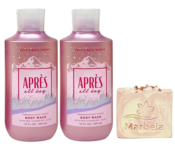 Bath &amp Body Works Après All Day 2 Body Washes with a Himalayan Salts Springs Bar