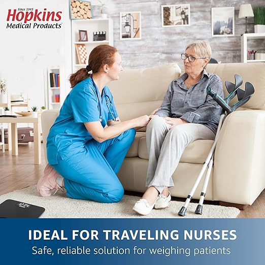 Hopkins Medical Products EZ Carry 550lb Digital Scale with Carrying Tote