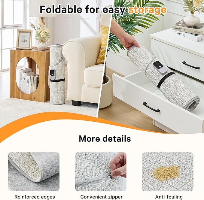 Under Desk Heater &amp Space Heater for Indoor UseLeg Foot Feet Warmer For Office Home Quiet Small Portable Personal Office Heater AccessoriesEssentials Supplies For Women Men Gifts Large