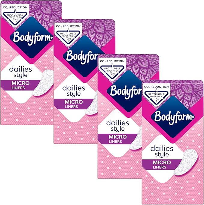 Bodyform Pantyliners Micro 22 per Pack Case of 4