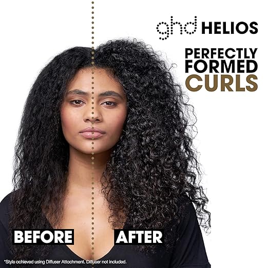 ghd Helios Hair Dryer ― 1875w Professional Blow Dryer Longer Life + Brushless Motor Lightweight Hair Dryer for Salon-Worthy Blowout