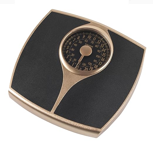 Salter 148 GFEU16 Speedo Dial Mechanical Bathroom Scale Oversized Dial for Easy Reading &amp Easy Use Large Platform Scales For Body Weight 136KG Capacity No Batteries Required Imperial/Metric