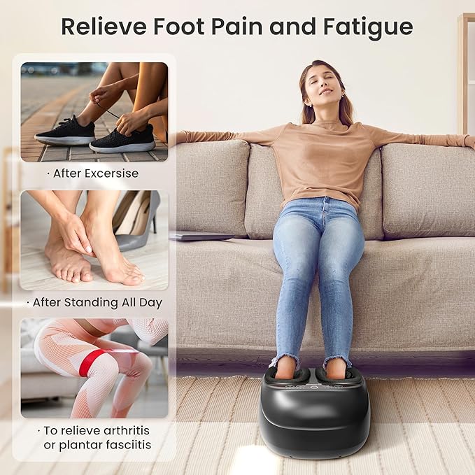COMFIER Foot Massager Machine &amp Shiatsu Back Massager