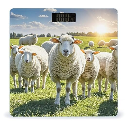 Sheeps Scale for Body Weight Smart Scales Digital Bathroom Scale High Precision Weighing Scales with Large Display Weighing Machine for People