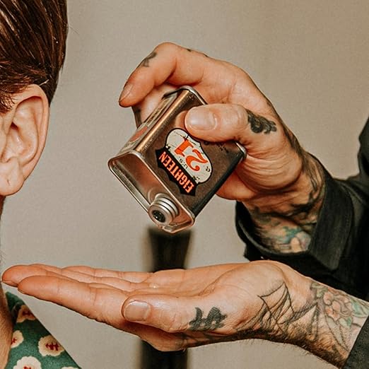 18.21 Man Made Hair Skin &amp Beard Oil for Men 4 Scents - Non-Greasy Conditioning Balm with Castor Seed Jojoba and Argan Oils - Premium Tattoo and Mustache Care Products
