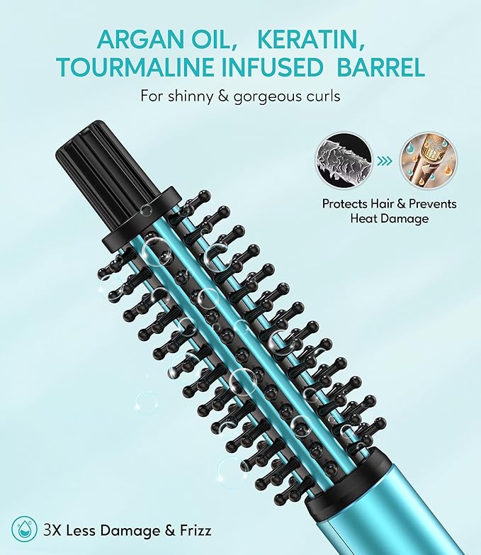 Farery Mini Thermal Brush 3/4 Inch &amp H8 Professional Ionic High Speed Hair Dryer