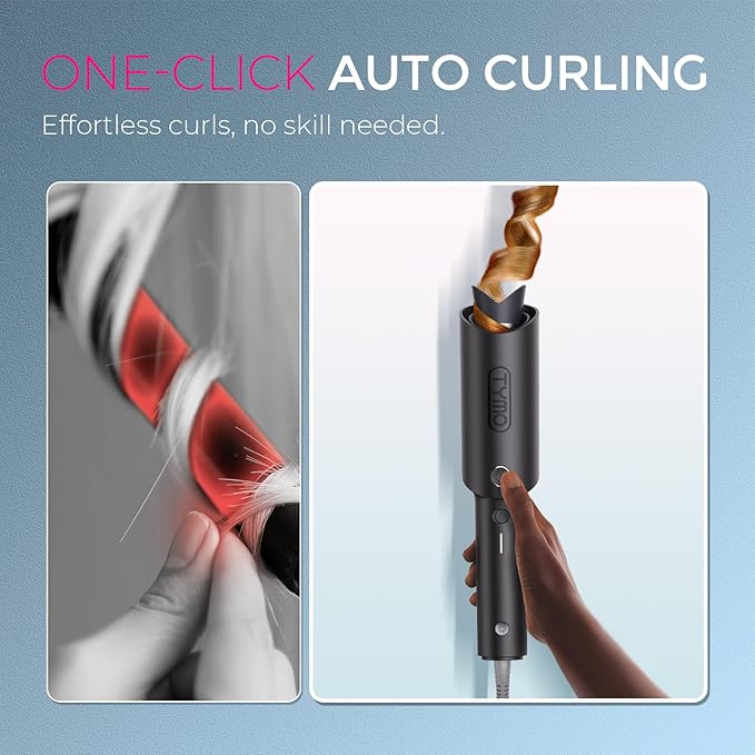 TYMO CURLPRO Automatic Curling Iron 1.25 + TYMO Argan Hair Oil Spray
