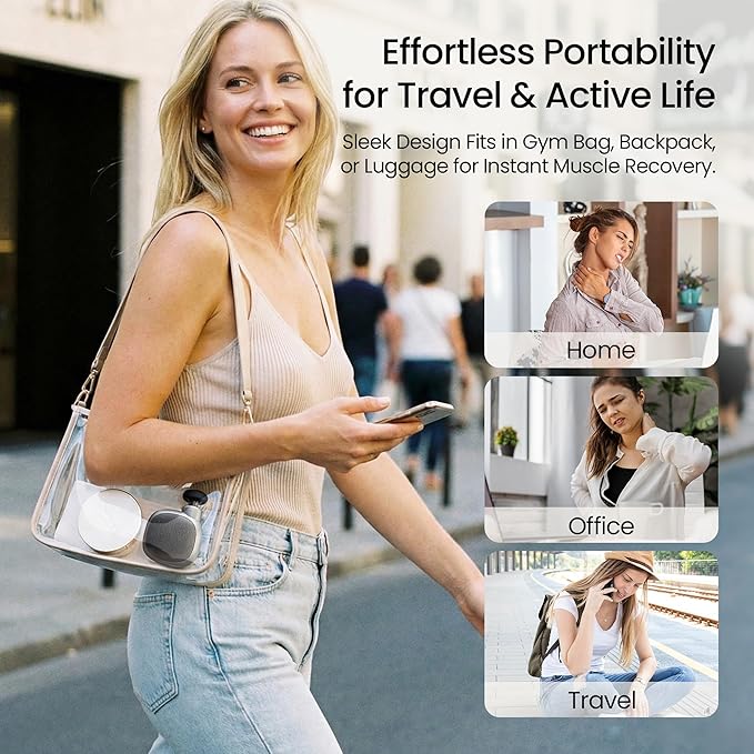 Pocket Massager for Women – 4-Speed Portable Handheld Electric Massager for Head Face &amp Neck Pain Relief Relaxation and Recovery