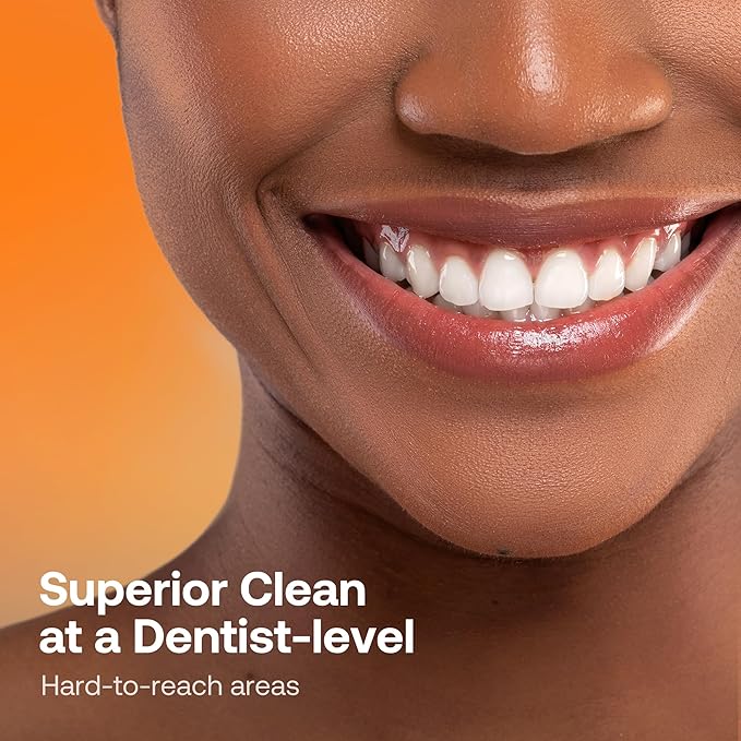 Bitvae R1 Rotating Electric Toothbrush with 8 Brush Heads for Adults and Kids 60-Day Battery Life 5 Modes Rechargeable Power Toothbrush with 2-Minute Smart Timer Purple