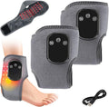 Try Massager Pro Foot Massage Triple-Technology Massager with Heat for Relax &amp Renew Foot &amp Ankle 3 Modes &amp 5 Heat Levels Cordless Ankle Massagers 2-in-1 Warming Wrap for Home or Travel