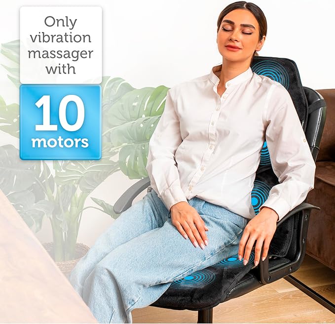 COMFIER Cordless Neck Massager &amp Massage Seat Cushion