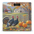Pumpkin Autumn Leaves Scale for Body Weight Highly Accurate Digital Bathroom Body Scale Digital Bathroom Scales for People Anti-Slip Large LCD Display Smart Scales