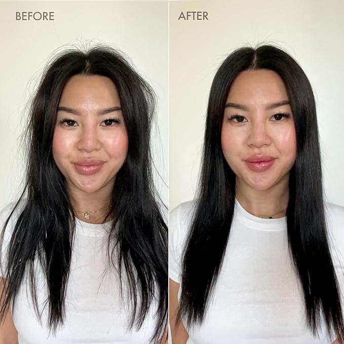Enjoy Straightener Smoothing and Frizz Control Cream for Coarse or Curly Hair Non-Chemical Hair Straightening Balm for Sleek and Soft Styles 8 Oz