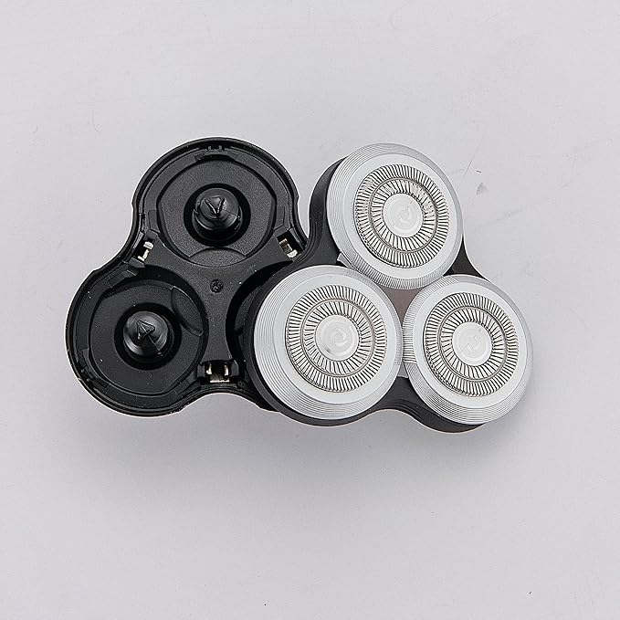SH90 Replacement Heads Compatible with Philips Norelco Shavers Series 9000 New Version of Metal Wheel Buckle and Upgrade Double-Layer Precision Replacement Blades(2 Pack)