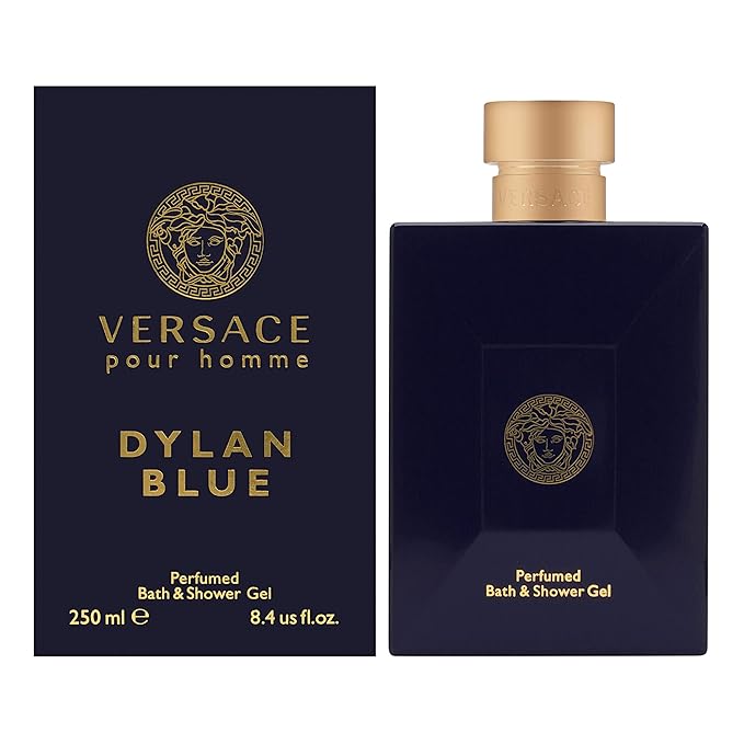 Versace Pour Homme Dylan Blue for Men 8.4 oz Perfumed Bath &amp Shower Gel
