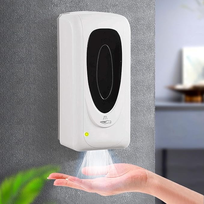Automatic Hand Sanitizer Dispenser Wall Mount Liquid Hand Sanitizer Spray Dispenser 33oz/1000ml Touchless Hand Soap Dispenser for Commercial Industrial Hospitals Office Public