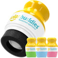 Solar Buddies Sunscreen Applicator - Pink Green Blue - BPA-Free Refillable Roll on Sponge Sunscreen Suncream &amp Lotion Applicator For Kids Adults &amp Families - Holds 3.4fl oz Perfect Travel