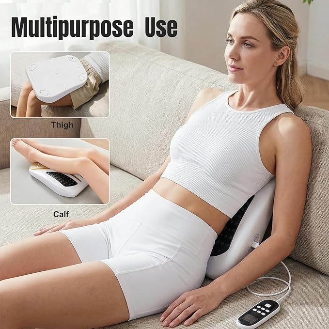 Back Massager with HeatEMS Muscle Stimulator MachineTENS Full Back Massager for Pain Relief Deep Tissue5 Modes and 50 IntensitiesTimer FunctionMassagers for Back Pain3 Vibration Modes